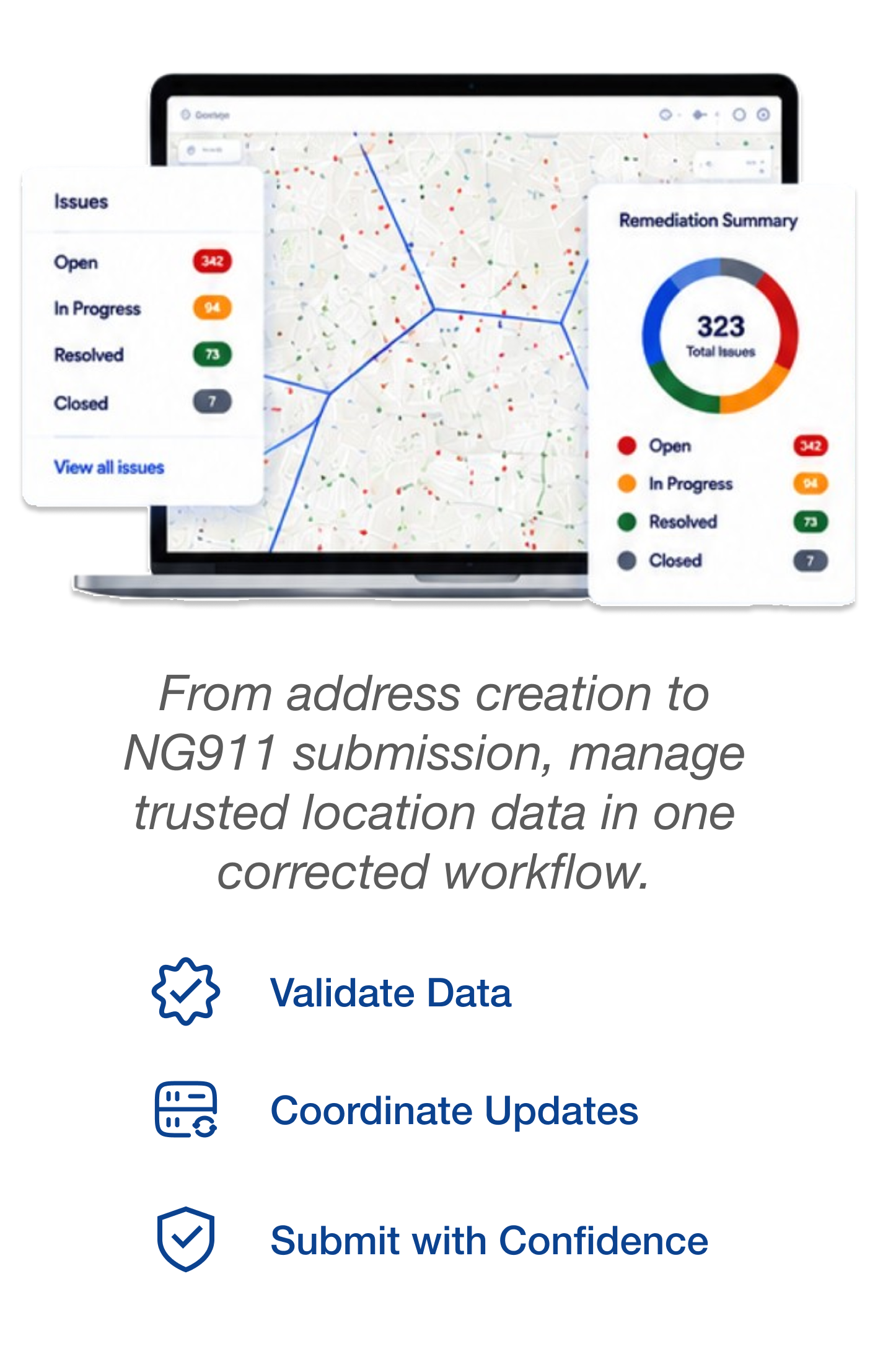 NG911 dashboard preview